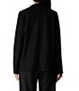Eileen Fisher Wool Knit Jersey Long Sleeve Open-Front Jacket - Image 2