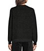 Eileen Fisher Wool Lurex Long Sleeve Button-Front Cardigan - Image 2