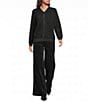 Eileen Fisher Wool Lurex Long Sleeve Button-Front Cardigan - Image 3