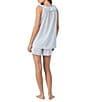 Eileen West Sleeveless Ruffled Round Neck Swiss Dot Shorty Pajama Set - Image 2