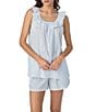 Eileen West Sleeveless Ruffled Round Neck Swiss Dot Shorty Pajama Set - Image 4
