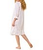 Eileen West Solid 3/4 Sleeve Square Neck Waltz Nightgown - Image 6