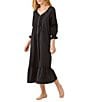 Eileen West Solid 3/4 Sleeve V-Neck Ballet Nightgown - Image 3