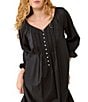 Eileen West Solid 3/4 Sleeve V-Neck Ballet Nightgown - Image 4