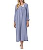 Eileen West Solid Interlock Knit Long Sleeve Round Neck Ballet Nightgown - Image 4