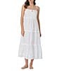 Eileen West Solid Sleeveless Square Neck Woven Lawn Cotton Ballet Nightgown - Image 1