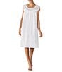 Eileen West Solid Woven Cap Sleeve Scoop Neck Waltz Nightgown - Image 1
