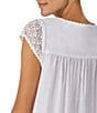 Eileen West Solid Woven Cap Sleeve Scoop Neck Waltz Nightgown - Image 5