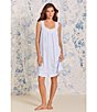 Color:Blue Stripe - Image 5 - Woven Striped Sweetheart Neck Chemise