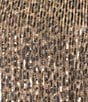 ELAN Cheetah Coordinating Sequin Round Neck Elbow Sleeve Top, Color:Cheetah Print - Image 6