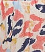 ELAN Coordinating Kaleidoscope Smock Waist Maxi Skirt, Color:Multi Kaleidoscope - Image 6