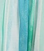 Elan Coordinating Woven Flowy Stripe Square Neck Spaghetti Strap Top - Image 4