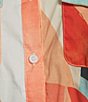 ELAN Coordinating Woven Prism Point Collar Sleeveless Button Front Crop Top - Image 4