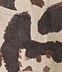 Elan Cow Print Collared Long Sleeve Jacket - Image 4