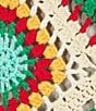 Color:White Multi - Image 4 - Crochet Fringe V-Neck Tank Top