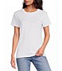 Elan Knit Crew Neck Short Sleeve Pullover Tee - Image 1