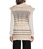 Elan Knit Sleeveless Tie Front Cardigan - Image 2