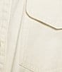 Elan Point Collar Long Sleeve Contrasting Button Front Self-Tie Jacket - Image 4