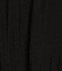Color:Black - Image 4 - Short Sleeve V-Neck Crochet Tiered Maxi Dress