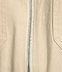 ELAN V-Neck Short Sleeves Woven Romper, Color:Off White - Image 3