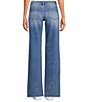 Elan Woven Denim High Rise Wide Leg Full Length Jeans - Image 2