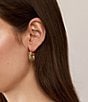 Electric Picks Haze Hoop Earrings, Color:Gold - Image 2