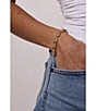 Electric Picks Headliner Line Chain Bracelet, Color:Gold - Image 2
