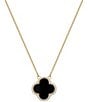 Electric Picks Icon Black Clover Short Pendant Necklace - Image 4