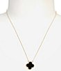Electric Picks Icon Black Clover Short Pendant Necklace - Image 5