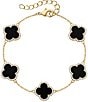 Electric Picks Icon Clover Line Bracelet - Image 1