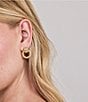 Electric Picks Muse Orbital Drop earrings, Color:Gold - Image 2