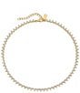 Electric Picks Sage Collar Necklace, Color:Gold - Image 1