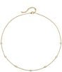 Electric Picks Strand Collar Necklace, Color:Gold - Image 1