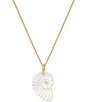 Electric Picks Summer Seashell Resort Short Pendant Necklace - Image 1