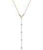 Electric Picks Tay Rhinestone Y Necklace - Image 1