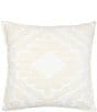 Color:Dove - Image 1 - Cleo Ikat Cotton Decorative Pillow