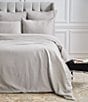 Color:Pearl Grey - Image 1 - Diamond Matelasse Cotton Duvet Cover