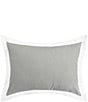 Color:Pewter - Image 1 - Digby Collection Cotton Chambray Sham