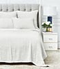 Color:White - Image 1 - Lida Double-Sided Reversible Cotton Coverlet
