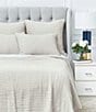 Color:Natural - Image 1 - Lida Double-Sided Reversible Cotton Coverlet