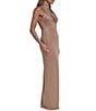 Eliza J Cowl Neck Mock Collar Gown - Image 3