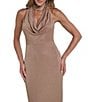 Eliza J Cowl Neck Mock Collar Gown - Image 4