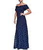 Eliza J Off-The-Shoulder Side Tuck Evening Gown - Image 3
