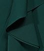 Eliza J Plus Size Laguna Crepe Crew Neck Sleeveless Ruffle Bow Gown, Color:Hunter - Image 3