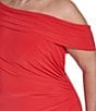 Eliza J Plus Size One Shoulder Slit Gown - Image 4