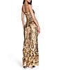 Eliza J Strapless Sequin Sheath Gown, Color:Gold - Image 2