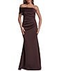 Eliza J Stretch Off-the-Shoulder Sleeveless Gown - Image 1
