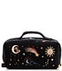 Elizabeth Scarlett Aurora Lights Open Flat Velvet Makeup Bag - Image 1