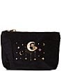 Elizabeth Scarlett Aurora Lights Velvet Mini Pouch - Image 2
