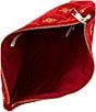 Elizabeth Scarlett Bee Trellis Velvet Everyday Pouch - Image 3